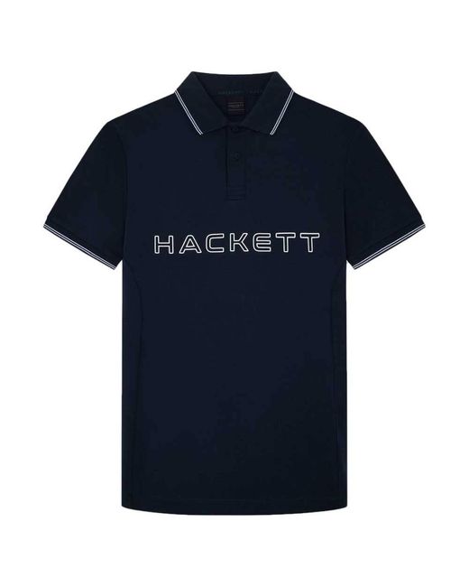 Hackett Hs Hackett Polo Polohemd in Blue für Herren