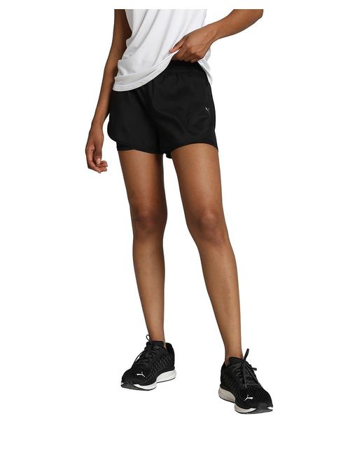 Shorts da Running 2 in 1 Run Favourite in Tessuto da Donna S Black di PUMA