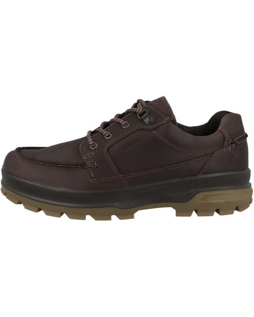 Ecco Brown Rugged Track Lace-up Shoes for men