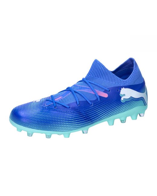 PUMA Blue Future 7 Match Mg Soccer Shoe for men