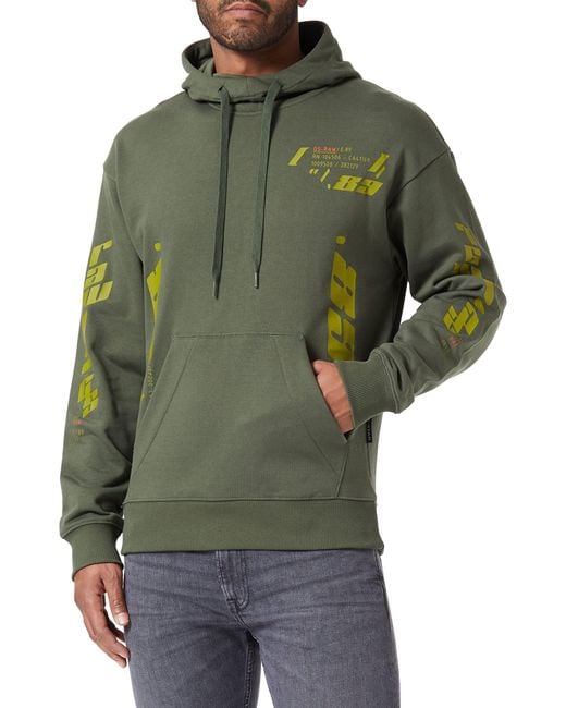 G-Star Para Hombre Sudadera con capucha Sobiru Loose G-Star de hombre de color Green