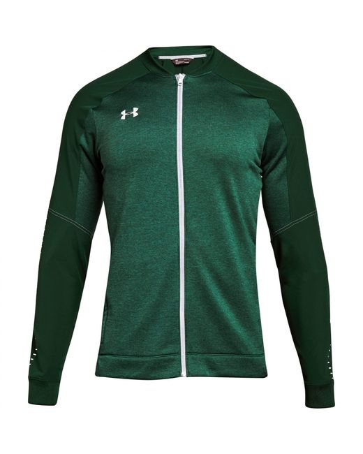Under Armour Green Ua Knit Warm-up Jacket for men