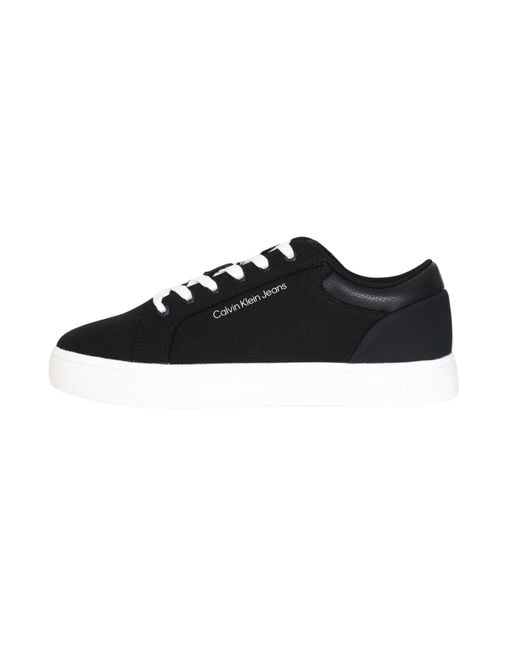 Calvin Klein Black Classic Cupsole Low Lth In Dc Ym0ym00976 Sneaker for men