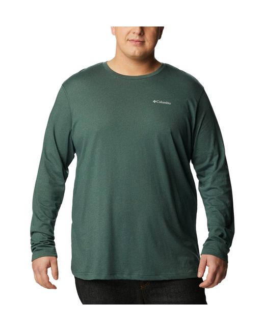 Columbia Thistletown Hills langärmliges T-Shirt Wanderhemd in Green für Herren