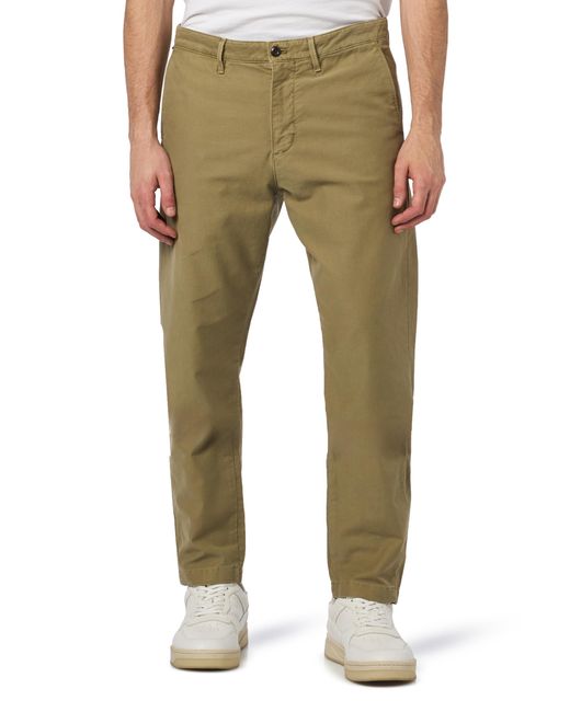 Tommy Hilfiger Green Chino Chelsea Gabardine Gmd Mw0mw33913 Woven Pants for men