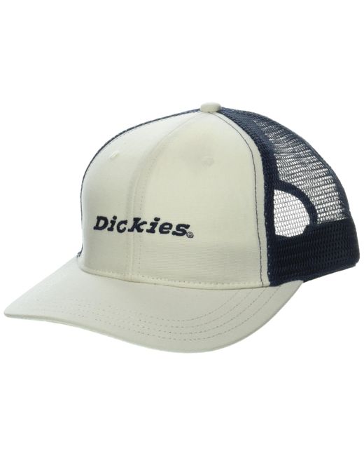 Dickies White Two-tone Trucker Cap Beige for men
