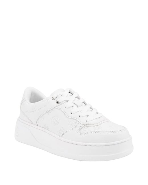Guess White Cleva Sneaker