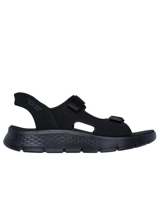Skechers Blue Hands Free Slip-ins Go Walk Flex Easy Entry Sandal