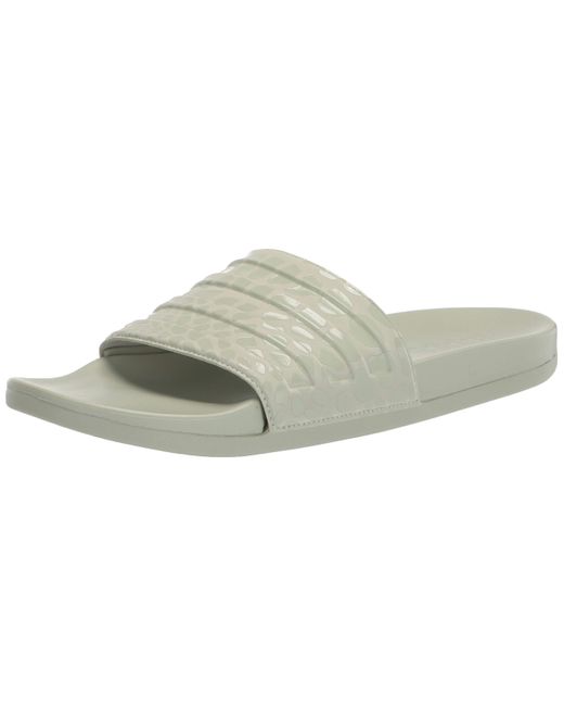 adidas Adilette Comfort Slide Sandal in Black Save 15% Womens Shoes Flats and flat shoes Flat sandals 