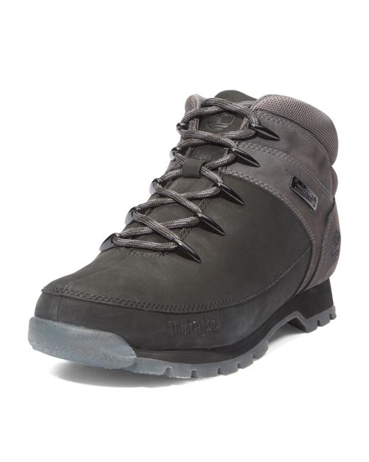 Timberland Black Euro Sprint Mid Hiking Boot for men