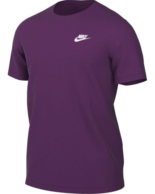 Herren Sportswear Club Tee Top di Nike in Purple da Uomo
