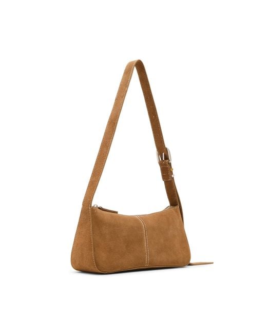 Steve Madden Brown Tanzie Faux Suede Shoulder