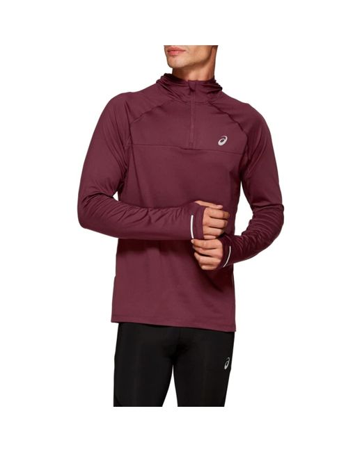 Asics Red Thermopolis Plus Hoodie Clothes for men