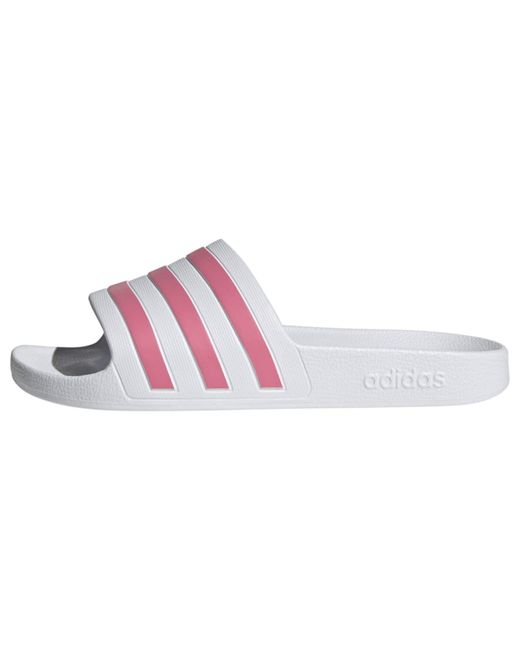 Adidas Pink Adilette Aqua Slides Sandal