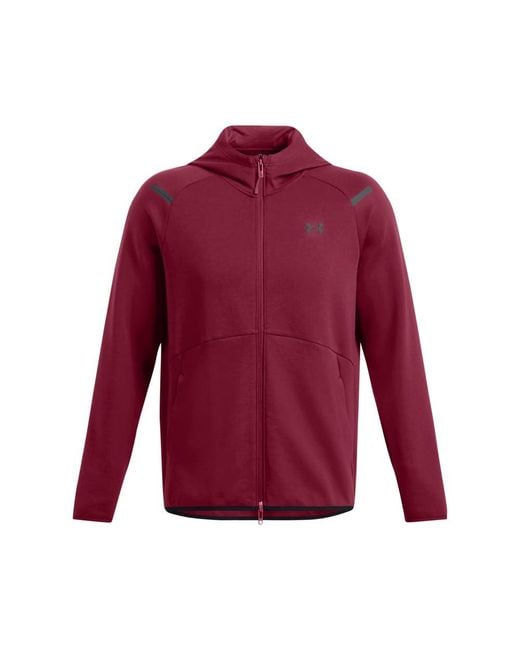 Unstoppable FLC FZ HD EU Taglia EU Small di Under Armour in Red da Uomo