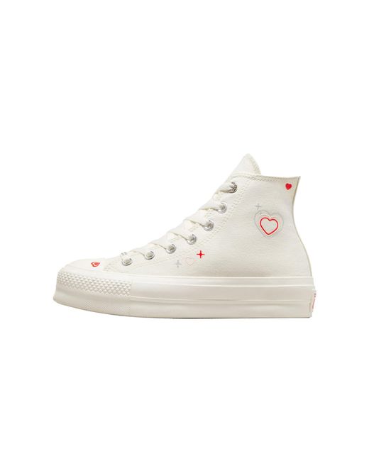 Converse Natural Chuck Taylor All Star Lift High Top Sneakers