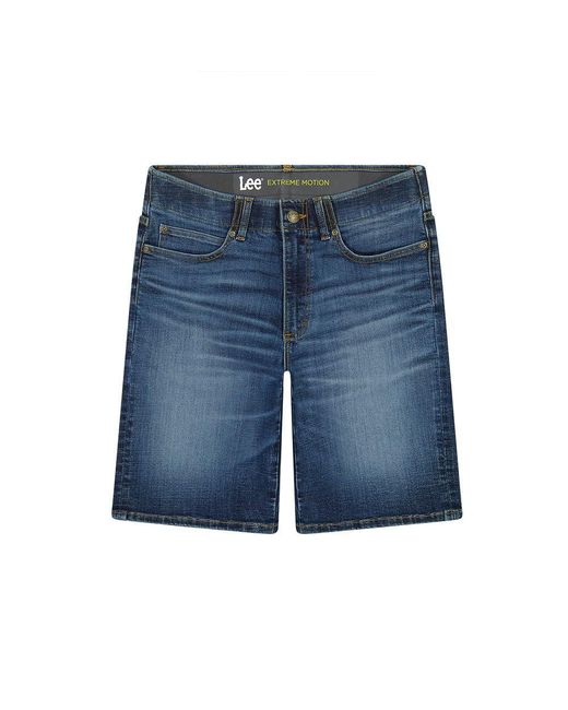 XM 5 Pocket Short Pantaloncini in Denim di Lee Jeans in Blue da Uomo