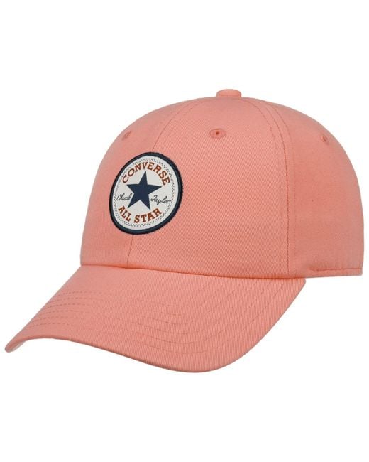 Converse Pink Mütze Kappe Core Classic Baseball Cap Baumwollcap Basecap