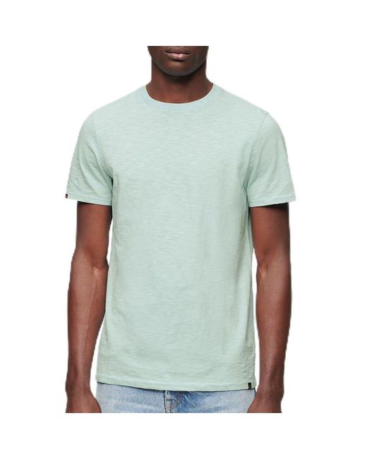 Superdry Slub Short Sleeve T-shirt S Green for men