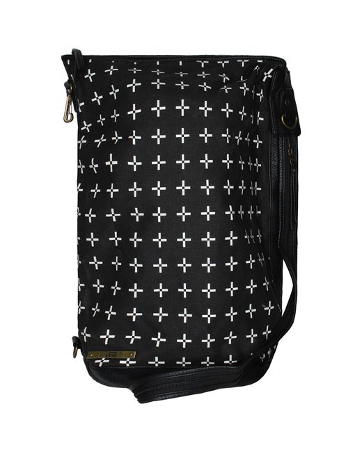 Vans Off The Wall Adjustable Straps Black Printed S Bag Vvu2cqk