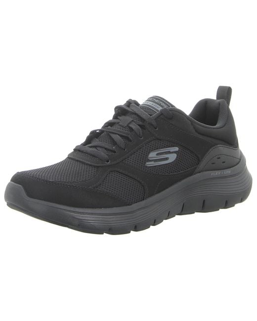 Skechers Flex Adv 5.0 232821 Black Combination Of Materials S Shoes Standard Fit 8 Uk for men