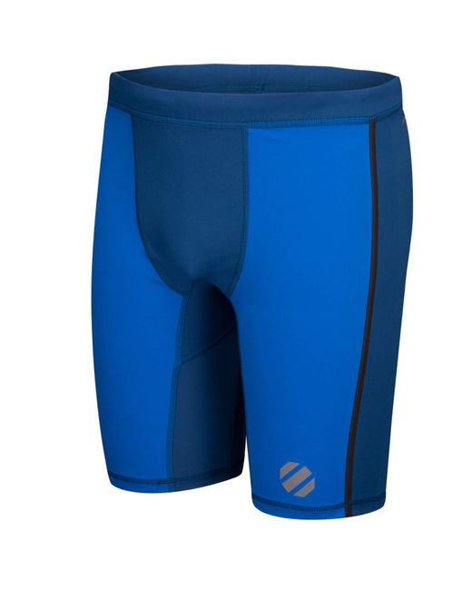 Reebok Ufc Blue Speedwick Performance Training Compression Shorts Aj0133 for men