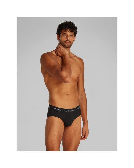 Calvin Klein HIP Slip 3PK 0000U2661G in Brown für Herren