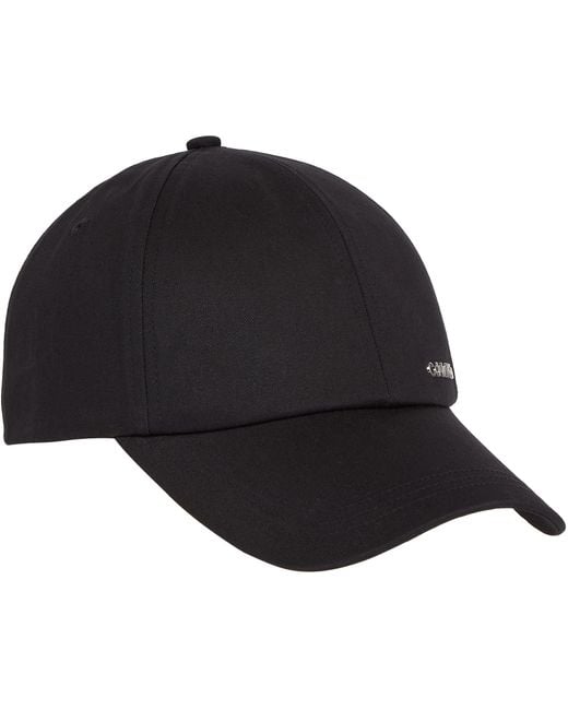 Calvin Klein Metal Lyst Bb Cap Cap | Black Lettering One UK Size
