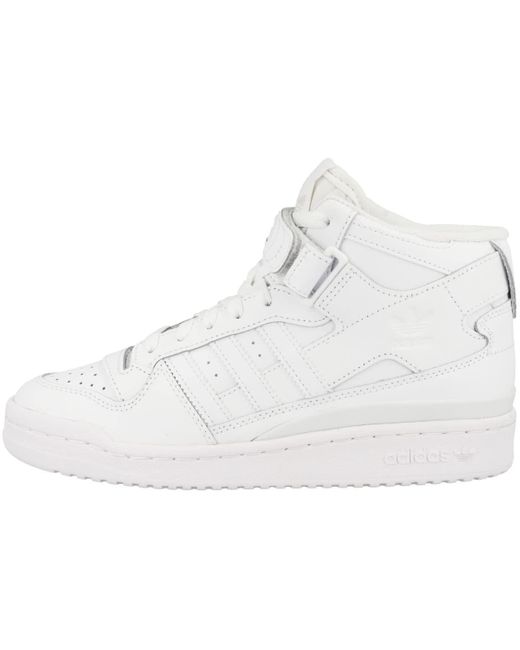 Adidas White Forum MID W Sneaker