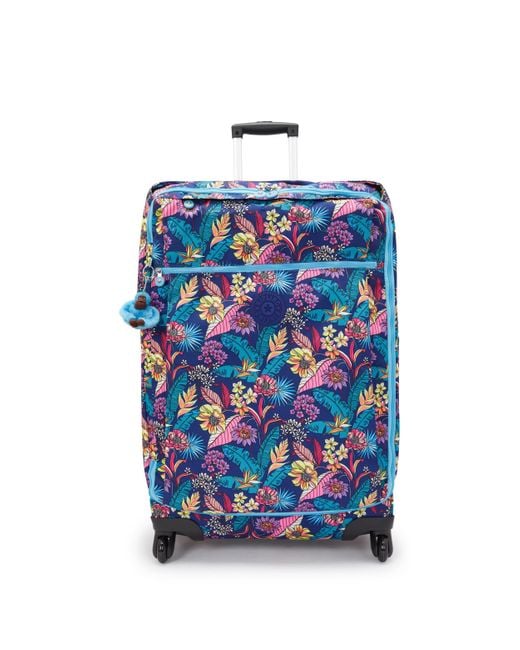 Kipling Darcey Large 29 inch Softside Checked Rolling Luggage in Blue Lyst