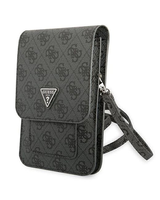 Guess Gray 's Guwbsatmgr Saffiano Triangle Bag Grey Bi-fold Wallet