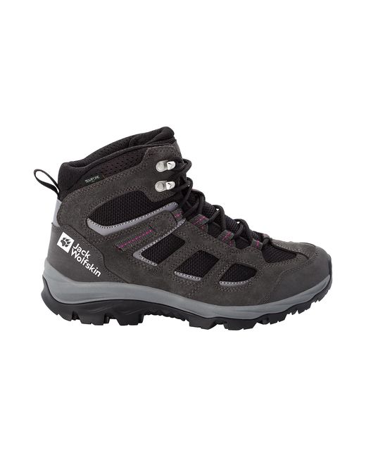 Jack Wolfskin Black Vojo 3 Texapore Mid Hiking Shoe Boot