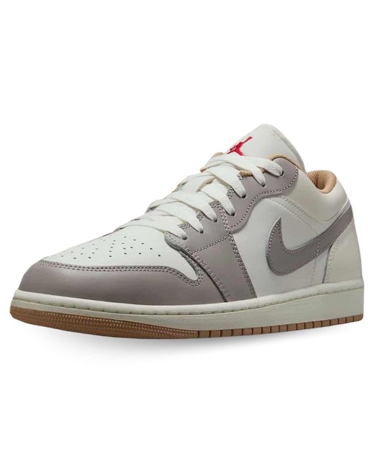 Scarpe Air Jordan 1 Low Taglia 44 Codice 553558-169 Bianco Uomo di Nike in Gray da Uomo