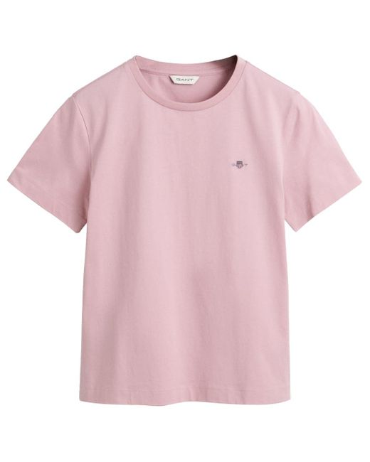 Gant Pink REG Shield SS T-Shirt