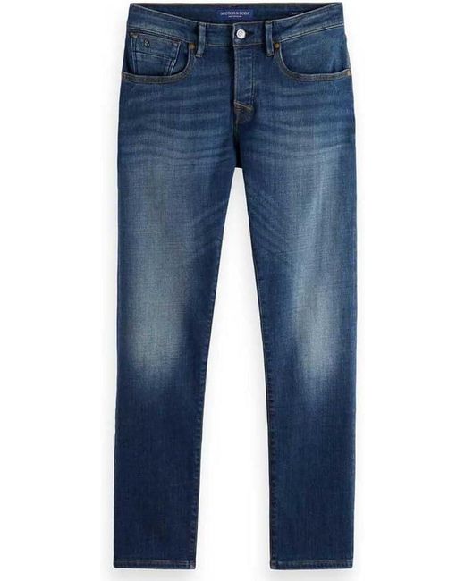 Scotch & Soda Blue Ralston Regular Slim Fit Jeans / 32 Man for men