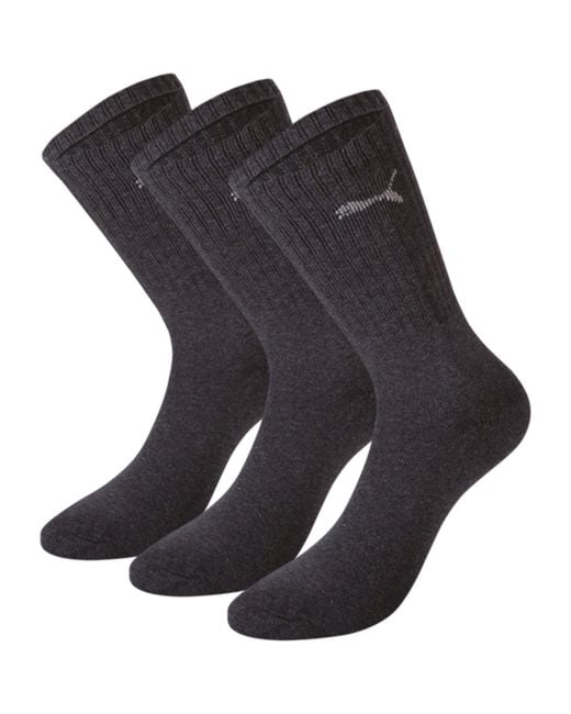 PUMA Black Sport 3p Socks
