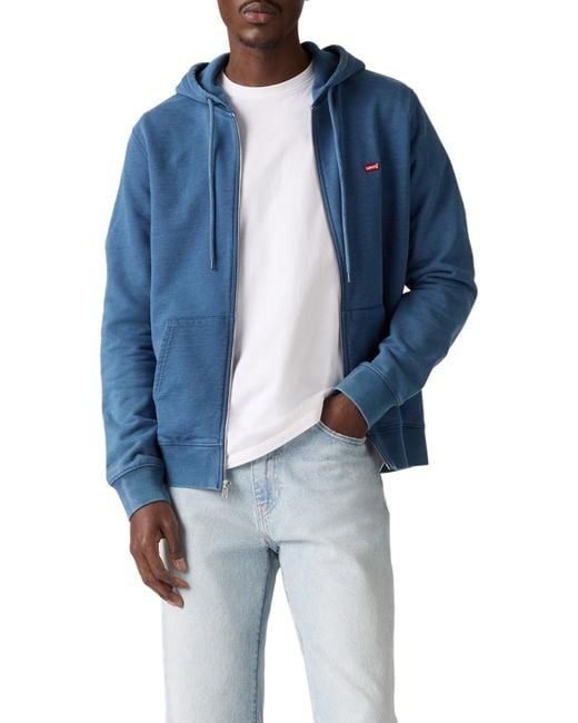 The Original Hm Zip Up Sudadera Levi's de hombre de color Blue