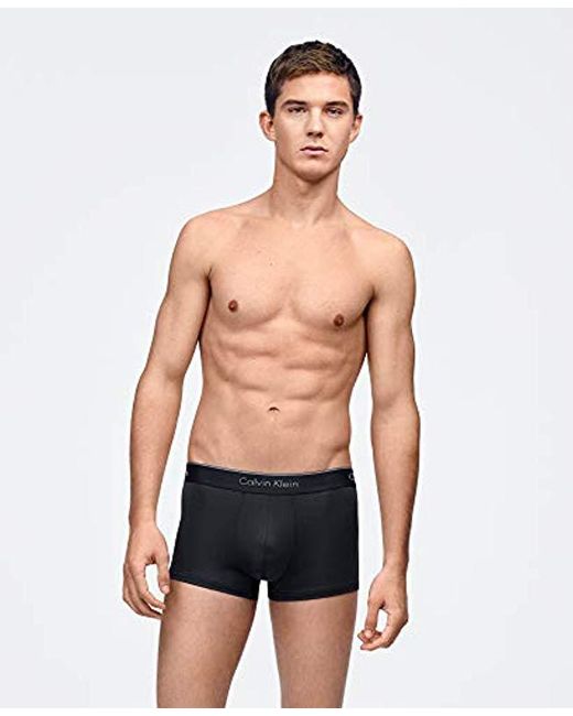 Calvin Klein Underwear Microfiber Stretch 3 Pack Trunk for Men Save