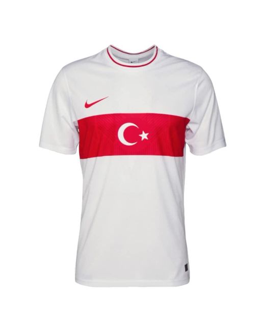 Nike 2022-2023 Turkey Home Football Soccer T-shirt White for men