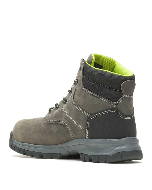 Wolverine Green S Piper Waterproof Composite Toe 6in Construction Boot for men