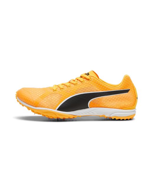 PUMA Yellow Evospeed Haraka 8 Track And Field Shoe