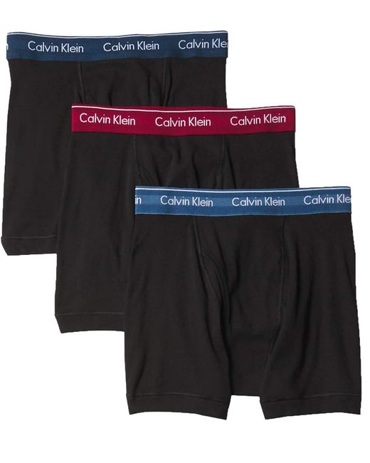 Calvin Klein Boxershorts aus 100% Baumwolle Retroshorts in Black für Herren