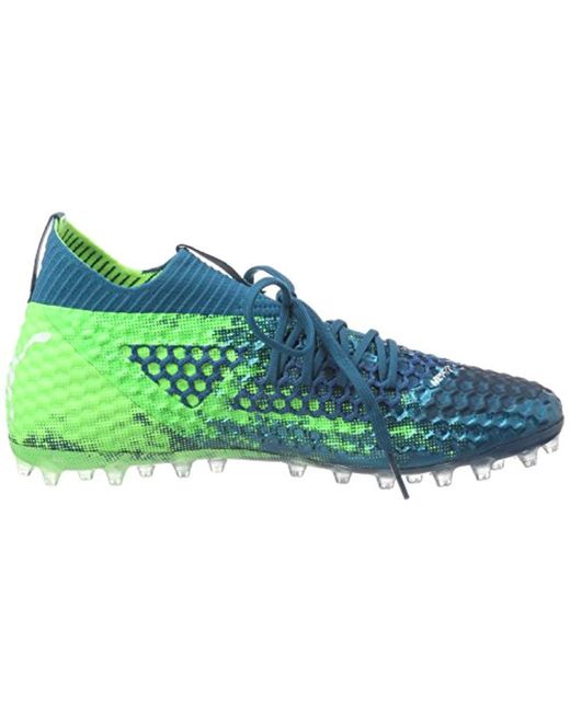 PUMA Future 18.1 Netfit Mg Football Boots in Green for Men | Lyst UK