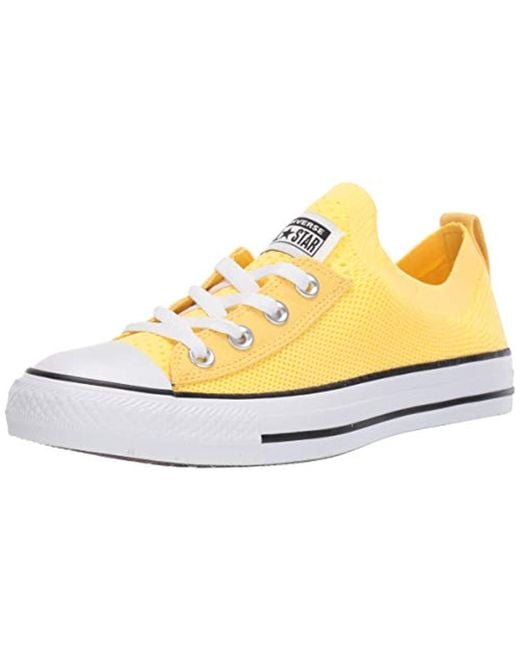Converse Yellow Chuck Taylor Shoreline Knit Slip On Sneakers