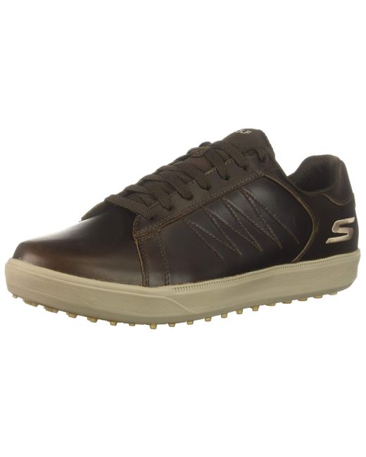 skechers leather golf shoes