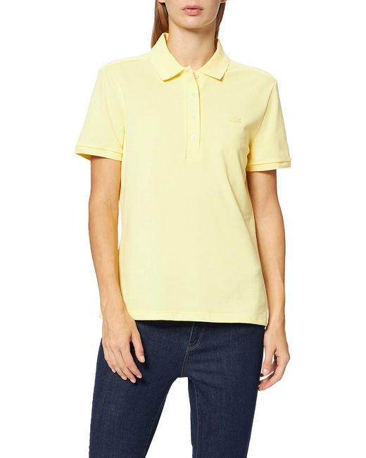 Lacoste Short Sleeves Polo Yellow