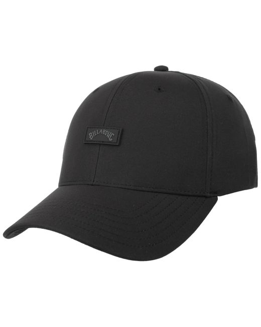 Billabong Black Surftrek Curved Snapback Cap Baseball Brim for men