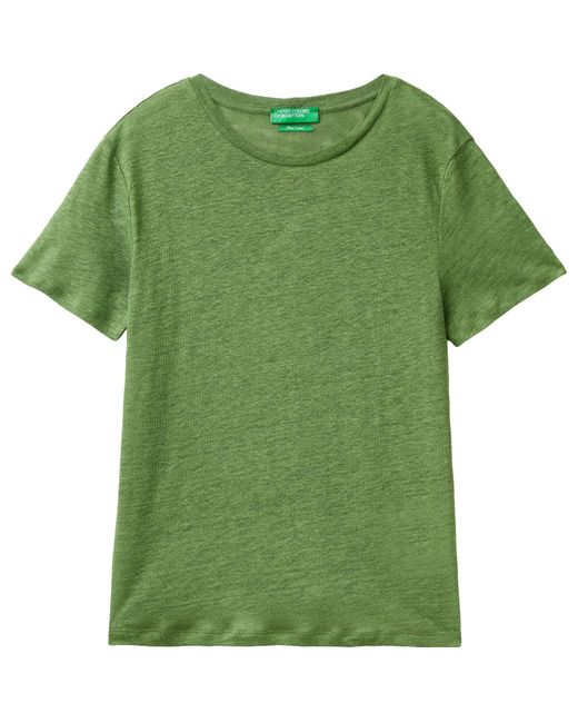 Benetton Green 3kgqd106u T-Shirt