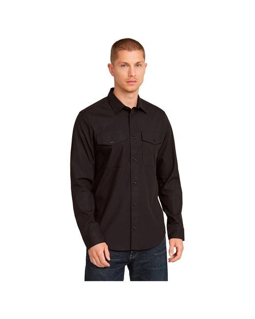 G-Star G-star Marine Slim Shirt Shirts in het Black voor heren