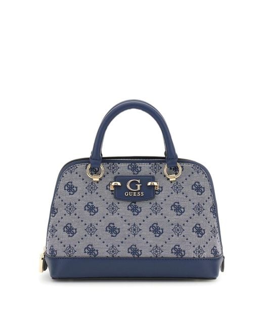 Guess Blue Neda Dome Satchel